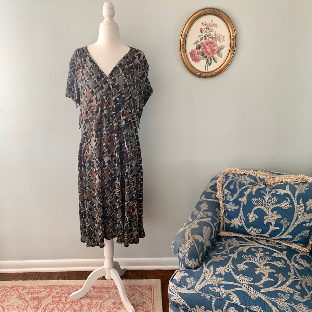 Lane Bryant Surplice Top Knit Dress